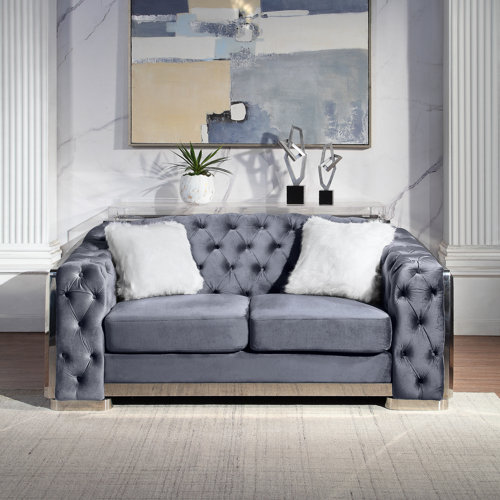Mercer41 Doriana 73'' Velvet Loveseat Wayfair